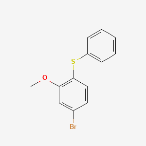 4-Bromo-2-methoxy-1-(phenylsulfanyl)benzene