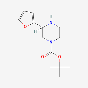 tert-Butyl (S)-3-(furan-2-yl)piperazine-1-carboxylate