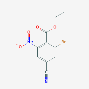 Ethyl 2-bromo-4-cyano-6-nitrobenzoate