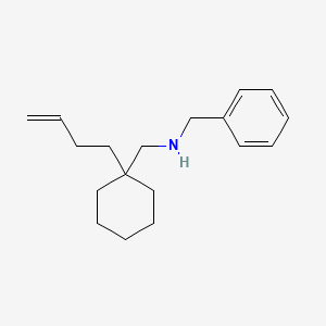 N-Benzyl-1-(1-(but-3-en-1-yl)cyclohexyl)methanamine