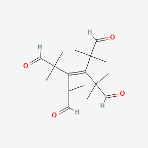 2,2,5,5-Tetramethyl-3,4-bis(2-methyl-1-oxopropan-2-yl)hex-3-enedial