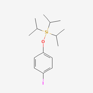 (4-Iodophenoxy)tri(propan-2-yl)silane