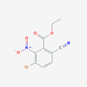 Ethyl 3-bromo-6-cyano-2-nitrobenzoate