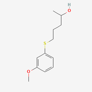 5-(3-Methoxyphenylthio)pentan-2-ol