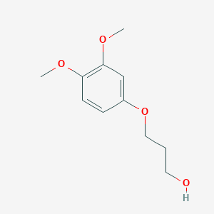 molecular formula C11H16O4 B14138869 3-(3,4-Dimethoxyphenoxy)propan-1-OL CAS No. 485798-69-4