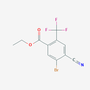 Ethyl 5-bromo-4-cyano-2-(trifluoromethyl)benzoate