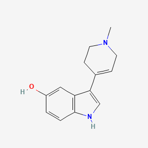 molecular formula C14H16N2O B14138974 3-(1-methyl-3,6-dihydro-2H-pyridin-4-yl)-1H-indol-5-ol CAS No. 116480-61-6