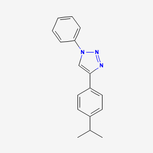 molecular formula C17H17N3 B14138975 4-(4-Isopropylphenyl)-1-phenyl-1H-1,2,3-triazole 