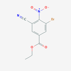 Ethyl 3-bromo-5-cyano-4-nitrobenzoate