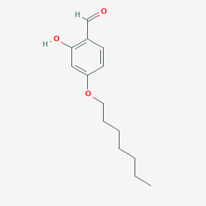 molecular formula C14H20O3 B14139022 4-(Heptyloxy)-2-hydroxybenzaldehyde CAS No. 89027-81-6