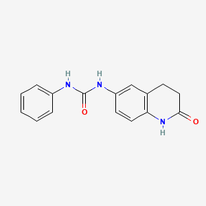 1-(2-Oxo-1,2,3,4-tetrahydroquinolin-6-yl)-3-phenylurea