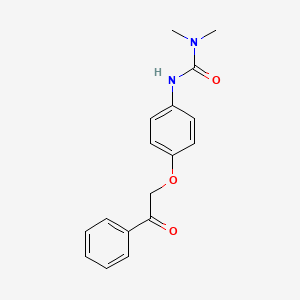 N,N-Dimethyl-N'-[4-(2-oxo-2-phenylethoxy)phenyl]urea