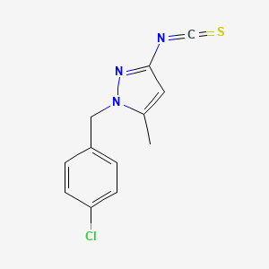 1-(4-chlorobenzyl)-3-isothiocyanato-5-methyl-1H-pyrazole