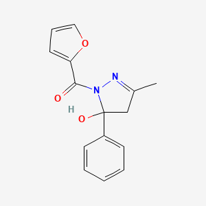 furan-2-yl-(5-hydroxy-3-methyl-5-phenyl-4H-pyrazol-1-yl)methanone