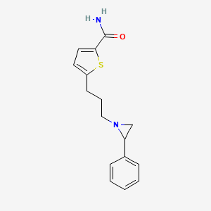 5-[3-(2-Phenylaziridin-1-yl)propyl]thiophene-2-carboxamide