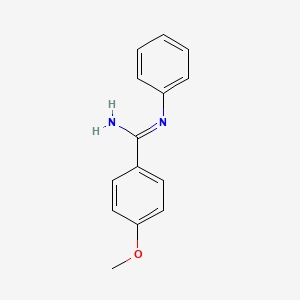 Benzenecarboximidamide, 4-methoxy-N-phenyl-