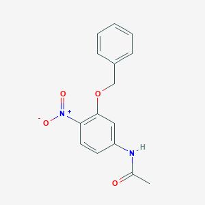 B14139342 N-[3-(Benzyloxy)-4-nitrophenyl]acetamide CAS No. 89102-04-5