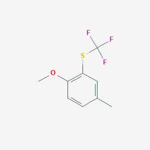 1-Methoxy-4-methyl-2-(trifluoromethylsulfanyl)benzene