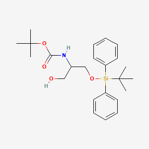 2-(t-Butoxycarbonylamino)-3-(t-butyldiphenylsiloxy)propanol