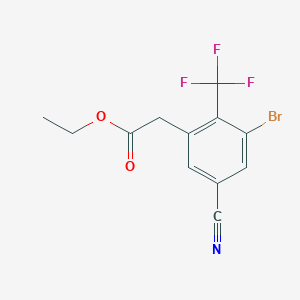 Ethyl 3-bromo-5-cyano-2-(trifluoromethyl)phenylacetate