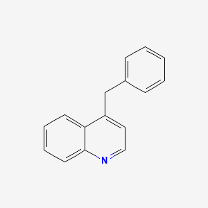 molecular formula C16H13N B14139861 4-Benzylquinoline CAS No. 5632-14-4