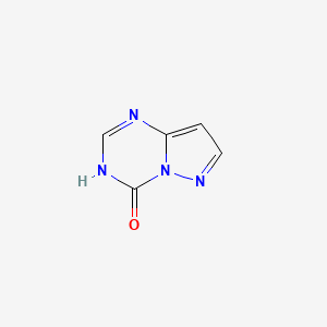molecular formula C5H4N4O B1413987 吡唑并[1,5-a][1,3,5]三嗪-4(3H)-酮 CAS No. 54346-27-9
