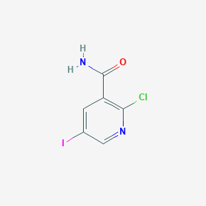 molecular formula C6H4ClIN2O B14139877 2-Chloro-5-iodonicotinamide CAS No. 75291-87-1