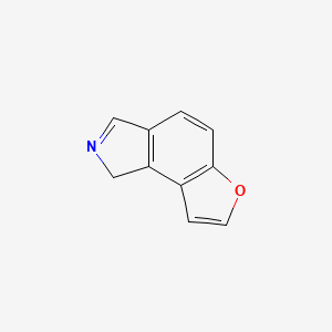 molecular formula C10H7NO B14139901 1h-Furo[3,2-e]isoindole CAS No. 88730-87-4