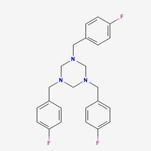 1,3,5-Tris[(4-fluorophenyl)methyl]-1,3,5-triazinane