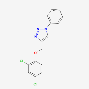 1H-1,2,3-Triazole, 4-((2,6-dichlorophenoxy)methyl)-1-phenyl-