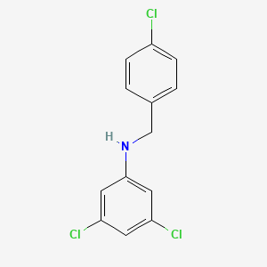 3,5-dichloro-N-(4-chlorobenzyl)aniline