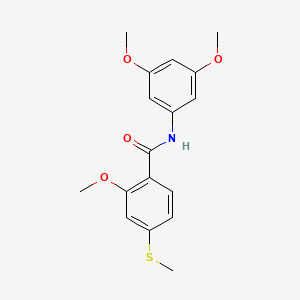 N-(3,5-Dimethoxyphenyl)-2-methoxy-4-(methylthio)benzamide