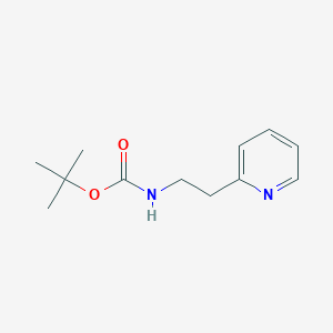 molecular formula C12H18N2O2 B141401 2-(Pyridin-2-yl)ethylcarbamic acid tert-butyl ester CAS No. 143185-43-7