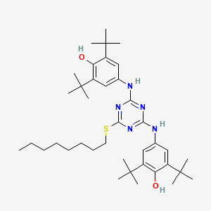 molecular formula C39H61N5O2S B14140139 Irganox 858 CAS No. 992-53-0