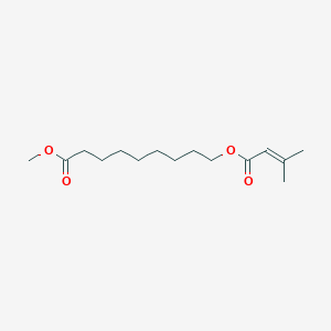 Methyl 9-[(3-methylbut-2-enoyl)oxy]nonanoate