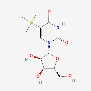 Uridine, 5-(trimethylsilyl)-