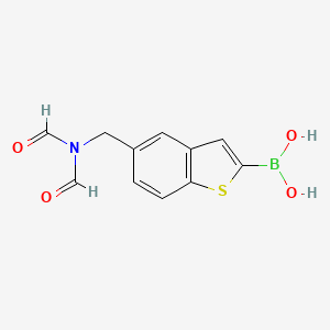 {5-[(Diformylamino)methyl]-1-Benzothien-2-Yl}boronic Acid