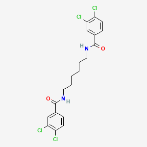 N,N'-hexane-1,6-diylbis(3,4-dichlorobenzamide)