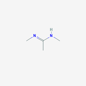 molecular formula C4H10N2 B14140416 N,N'-dimethylethanimidamide CAS No. 4238-37-3