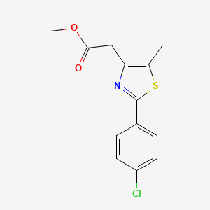 Methyl 2-(4-chlorophenyl)-5-methyl-4-thiazoleacetate