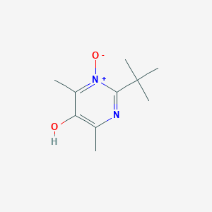 2-tert-Butyl-4,6-dimethyl-1-oxo-1lambda~5~-pyrimidin-5-ol