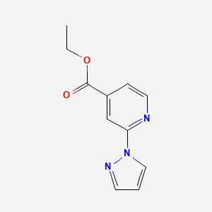 ethyl 2-(1H-pyrazol-1-yl)isonicotinate