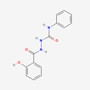 2-[(2-hydroxyphenyl)carbonyl]-N-phenylhydrazinecarboxamide