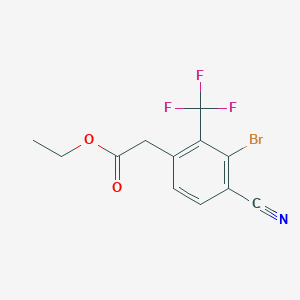 Ethyl 3-bromo-4-cyano-2-(trifluoromethyl)phenylacetate