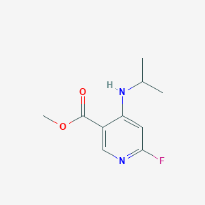 Methyl 6-fluoro-4-(isopropylamino)pyridine-3-carboxylate