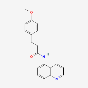 3-(4-methoxyphenyl)-N-(quinolin-5-yl)propanamide