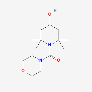 (4-Hydroxy-2,2,6,6-tetramethylpiperidin-1-yl)(morpholin-4-yl)methanone