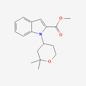 Methyl 1-(2,2-dimethyloxan-4-yl)indole-2-carboxylate