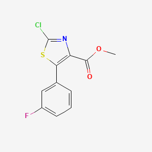 Methyl 2-chloro-5-(3-fluorophenyl)-4-thiazolecarboxylate