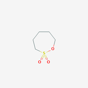 molecular formula C5H10O3S B14140750 1,2-Oxathiepane, 2,2-dioxide CAS No. 4362-72-5